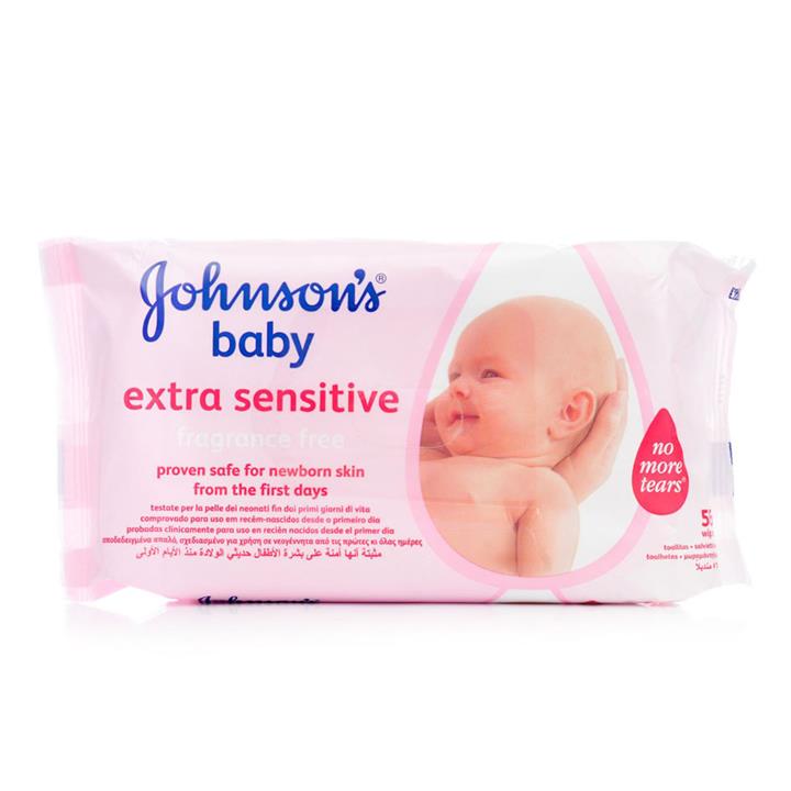 دستمال مرطوب کودک Johnson